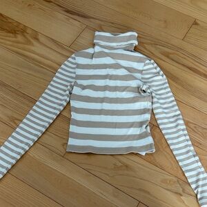 Madewell Striped Turtleneck shirt